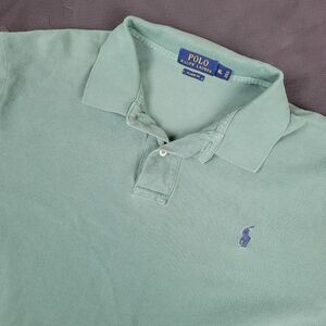 Ralph Lauren Polo Green Short Sleeve Shirt Pony Logo Men's XL Classic Fit